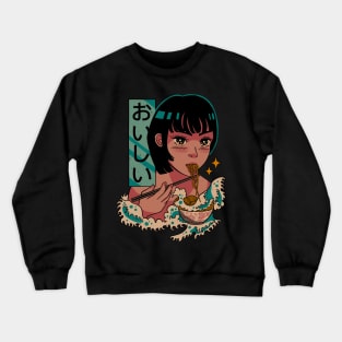 Tasty waves of ramen Crewneck Sweatshirt